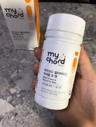 JW중외제약 마이코드 멀티비타민미네랄 포 맨 — 5점을 준 리뷰어가 2020년 8월 올린 사용 사진