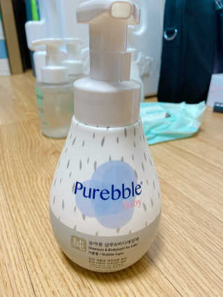 Purebble [퓨어블] 베이비 샴푸/바디워시 500ml — 5점을 준 리뷰어가 2020년 7월 올린 사용 사진