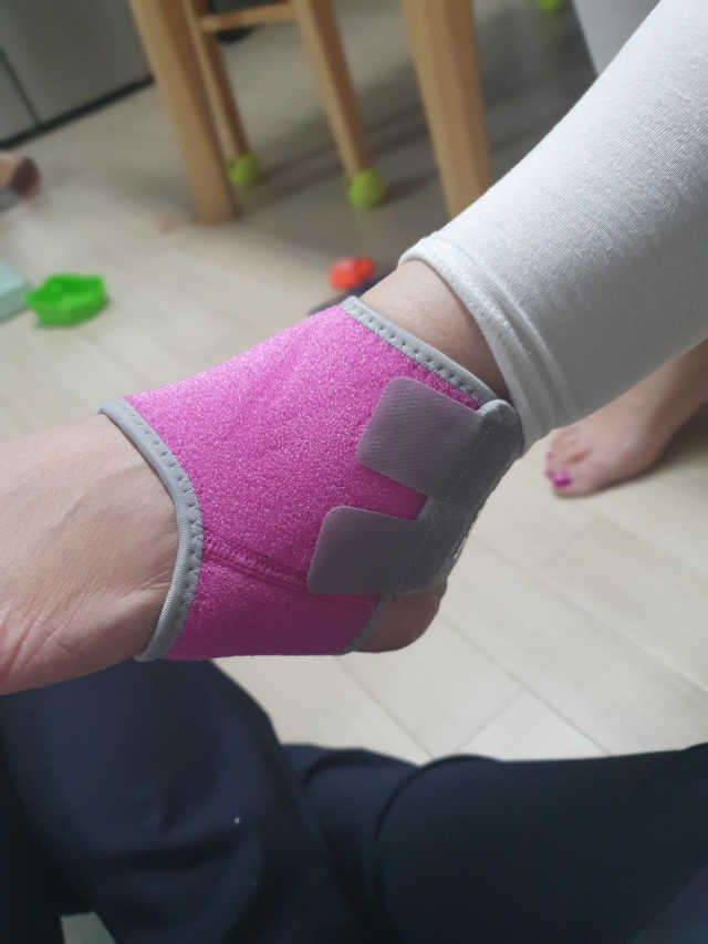 필캣 발목 보호대 set 핑크 리뷰 사진