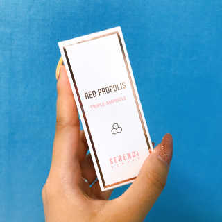 세렌디뷰티 레드 프로폴리스 트리플 앰플 — 5점을 준 리뷰어가 2020년 8월 올린 사용 사진