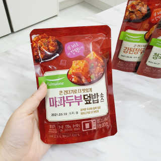 [풀무원] 큰건더기로 더 맛있게, 두부덮밥소스 3종 — 5점을 준 리뷰어가 2020년 12월 올린 사용 사진