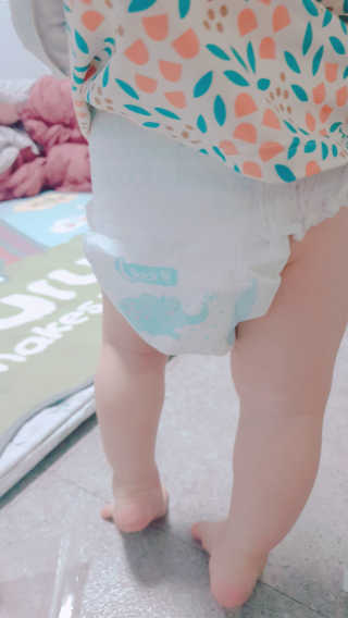 오브맘 밤 프리미엄 아기 기저귀 팬티형 밴드형 — 5점을 준 리뷰어가 2020년 11월 올린 사용 사진