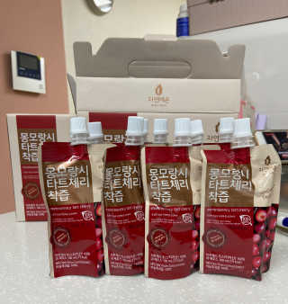 자연에온 몽모랑시 타트체리 착즙 100mL 10개입 2BOX — 5점을 준 리뷰어가 2020년 12월 올린 사용 사진
