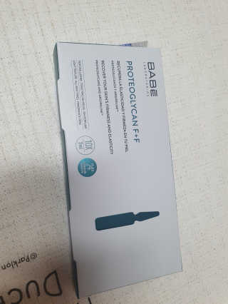바베 BABE 바베 프로테오글리칸 F+F 앰플 솔루션 — 4.5점을 준 리뷰어가 2020년 7월 올린 사용 사진