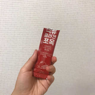조은약초 석류콜라겐 석류즙 석류쪼옥 젤리 스틱 15포 x 20g — 5점을 준 리뷰어가 2020년 8월 올린 사용 사진