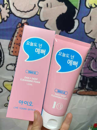IO 아이오 오늘도 넌 예뻐 - 데일리딥 클렌징폼 — 5점을 준 리뷰어가 2020년 12월 올린 사용 사진