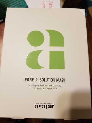 Avajar A-Solution 마스크 — 5점을 준 리뷰어가 2020년 10월 올린 사용 사진