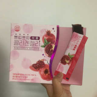 헬스업_쁘띠쁘띠석류콜라겐젤리_20g x 14포 — 4점을 준 리뷰어가 2020년 8월 올린 사용 사진