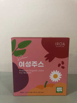 이로아 디어 여성주스_10포 — 5점을 준 리뷰어가 2020년 11월 올린 사용 사진