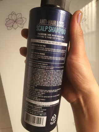 다슈코리아 다슈 데일리 단백질 한방 두피 골드 샴푸 500ml — 4.5점을 준 리뷰어가 2020년 12월 올린 사용 사진