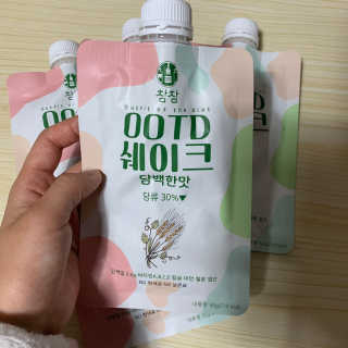 [꾸콤] 참참 OOTD쉐이크 담백한 일주일세트 50g x 5 — 5점을 준 리뷰어가 2020년 11월 올린 사용 사진