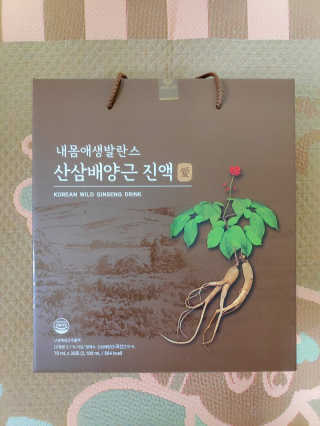 서울약사신협 약사신협_산삼배양근 진액_70ml x 30포 — 5점을 준 리뷰어가 2020년 9월 올린 사용 사진