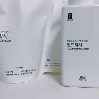 [생활공작소]핸드워시 용기 500ml 1개+리필 400ml 2개 — 5점을 준 리뷰어가 2020년 8월 올린 사용 사진
