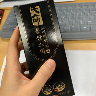 헬스업_천명진프리미엄홍삼스틱_10ml x 30포 — 5점을 준 리뷰어가 2020년 10월 올린 사용 사진