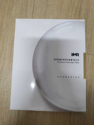 한미려 프리미엄 하이드로겔 마스크 — 5점을 준 리뷰어가 2020년 7월 올린 사용 사진
