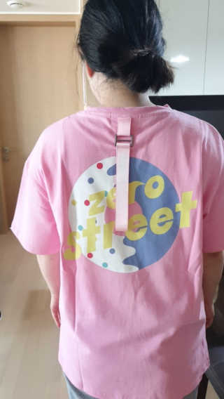 제로스트릿 ZERO STREET - BACK DONUT T-SHIRT 7 COLOR — 5점을 준 리뷰어가 2020년 7월 올린 사용 사진