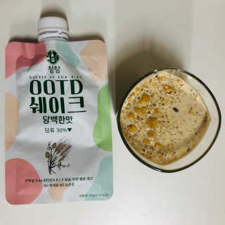 [꾸콤] 참참 OOTD쉐이크 고단백 일주일세트 50g x 5 — 4.5점을 준 리뷰어가 2020년 10월 올린 사용 사진