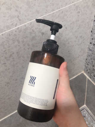 에이처드 유산균 탈모 샴푸 500ml — 5점을 준 리뷰어가 2020년 9월 올린 사용 사진