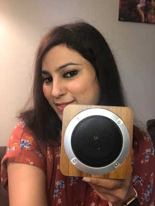 SEVIZ MINI10W 레트로 블루투스 스피커 — 5점을 준 리뷰어가 2020년 8월 올린 사용 사진