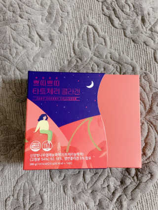 서울약사신협_쁘띠쁘띠타트체리콜라겐_20g x 14포 — 3점을 준 리뷰어가 2020년 12월 올린 사용 사진