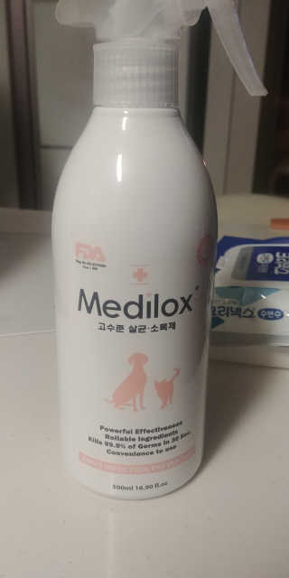 Medilox 메디록스 살균소독제_3종 500ml [택 1] — 5점을 준 리뷰어가 2020년 8월 올린 사용 사진