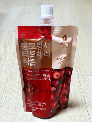 자연에온 몽모랑시 타트체리 착즙 100mL 10개입 2BOX — 5점을 준 리뷰어가 2020년 10월 올린 사용 사진