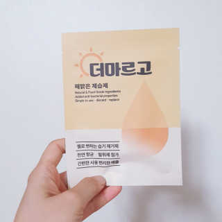 더조은집 [더마르고] 기화성 항균 젤리 제습팩 — 5점을 준 리뷰어가 2020년 8월 올린 사용 사진