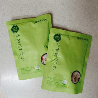 한촌몰 설렁탕집 가마솥 도가니탕 350g x 2팩 — 5점을 준 리뷰어가 2020년 8월 올린 사용 사진