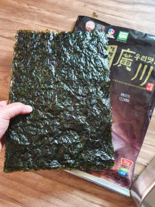 광천우리맛김 바삭하고 고소한 광천우리재래전장김 15봉 — 5점을 준 리뷰어가 2020년 6월 올린 사용 사진