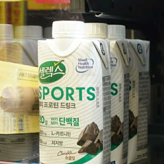 셀렉스스포츠 셀렉스 스포츠 드링크 초콜릿 _ 330ml x 12팩 — 5점을 준 리뷰어가 2020년 11월 올린 사용 사진