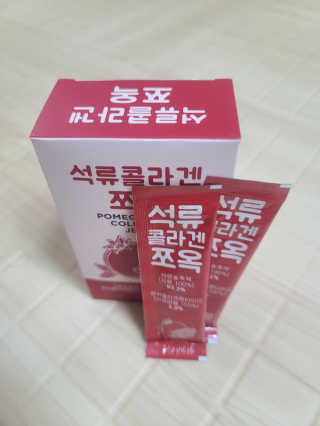 조은약초 석류콜라겐 석류즙 석류쪼옥 젤리 스틱 15포 x 20g — 4점을 준 리뷰어가 2020년 9월 올린 사용 사진