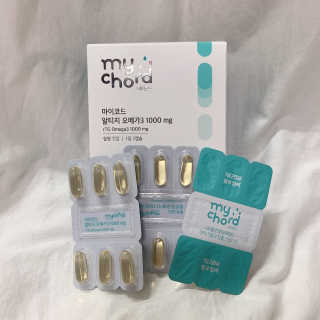 JW중외제약 마이코드 알티지 오메가3 1000 mg — 5점을 준 리뷰어가 2020년 9월 올린 사용 사진
