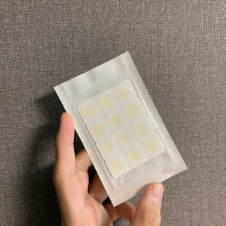 엘라밴드 하이드로 도트 스팟패치 12mm, 10mm — 5점을 준 리뷰어가 2020년 8월 올린 사용 사진