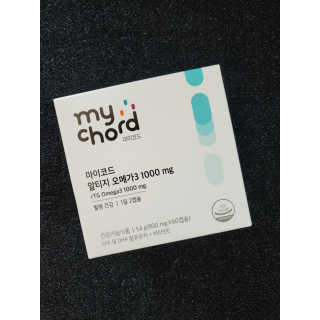 JW중외제약 마이코드 알티지 오메가3 1000 mg — 5점을 준 리뷰어가 2020년 9월 올린 사용 사진