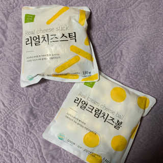 가치식탁 리얼치즈스틱, 리얼크림치즈볼 — 5점을 준 리뷰어가 2020년 10월 올린 사용 사진