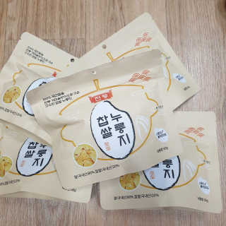 [꾸콤] 참참 전통 찹쌀 누룽지 일주일세트 60g x 5 — 5점을 준 리뷰어가 2020년 10월 올린 사용 사진