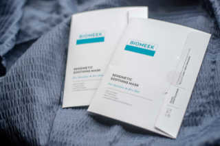 바이오믹 BIOMEEK SENSIMETIC SOOTHING MASK.S — 5점을 준 리뷰어가 2020년 7월 올린 사용 사진
