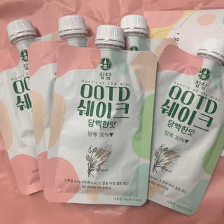 [꾸콤] 참참 OOTD쉐이크 담백한 일주일세트 50g x 5 — 5점을 준 리뷰어가 2020년 10월 올린 사용 사진