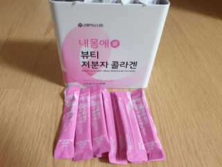 서울약사신협_내몸애뷰티저분자콜라겐_2.5g 50포 — 5점을 준 리뷰어가 2020년 4월 올린 사용 사진