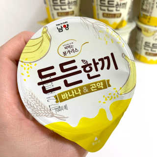 남양유업 [떠먹는 불가리스] 든든한끼 바나나 곤약 10ea — 5점을 준 리뷰어가 2020년 7월 올린 사용 사진