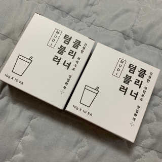 무디메이드 MUDI 텀블러 클리너 2세트 — 4점을 준 리뷰어가 2020년 6월 올린 사용 사진