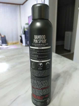 다슈코리아 다슈 포 맨 프리미엄 밤부 핀 스프레이 300ml — 5점을 준 리뷰어가 2020년 5월 올린 사용 사진