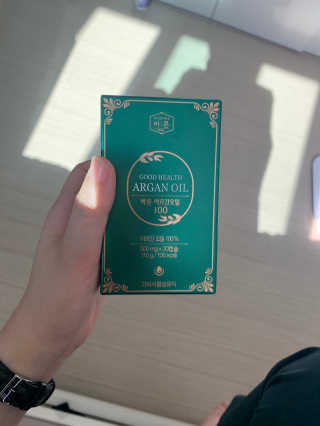 건강한약속 바른 바른 아르간오일100 — 5점을 준 리뷰어가 2020년 11월 올린 사용 사진