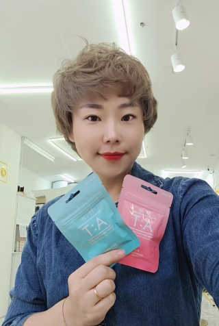 입 냄새 완화에 도움을 주는 에티켓 캔디 복숭아맛 앳캔디 — 5점을 준 리뷰어가 2020년 11월 올린 사용 사진