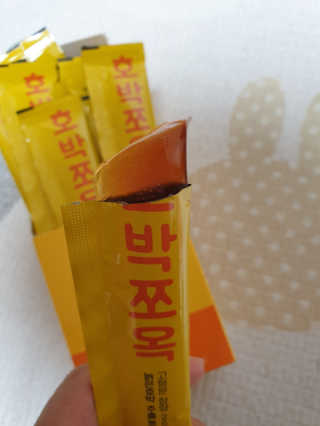 조은약초 국산 늙은 호박즙 호박쪼옥 젤리 20g x 15포 — 5점을 준 리뷰어가 2020년 7월 올린 사용 사진