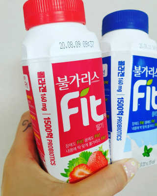 남양유업 [불가리스]마시는 발효유 Fit 딸기/플레인 — 5점을 준 리뷰어가 2020년 7월 올린 사용 사진