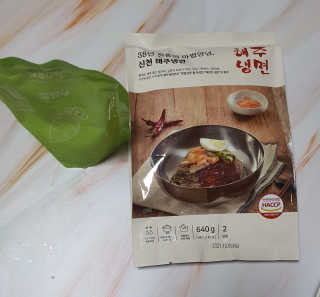 [해주냉면] 신천맛집 매운 비빔냉면 2인분 + 무절임 — 5점을 준 리뷰어가 2020년 5월 올린 사용 사진