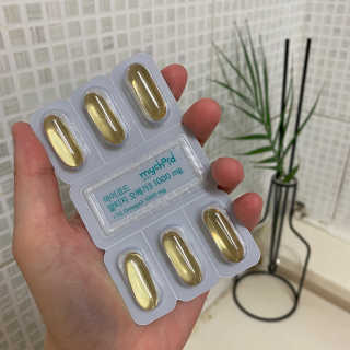 JW중외제약 마이코드 알티지 오메가3 1000 mg — 4.5점을 준 리뷰어가 2020년 7월 올린 사용 사진