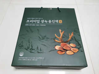 서울약사신협 약사신협_생녹용 진액_70ml x 30포 — 5점을 준 리뷰어가 2020년 10월 올린 사용 사진