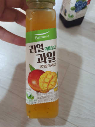 [풀무원] 리얼 과일  저지방 드레싱 240g 3종 — 5점을 준 리뷰어가 2020년 8월 올린 사용 사진